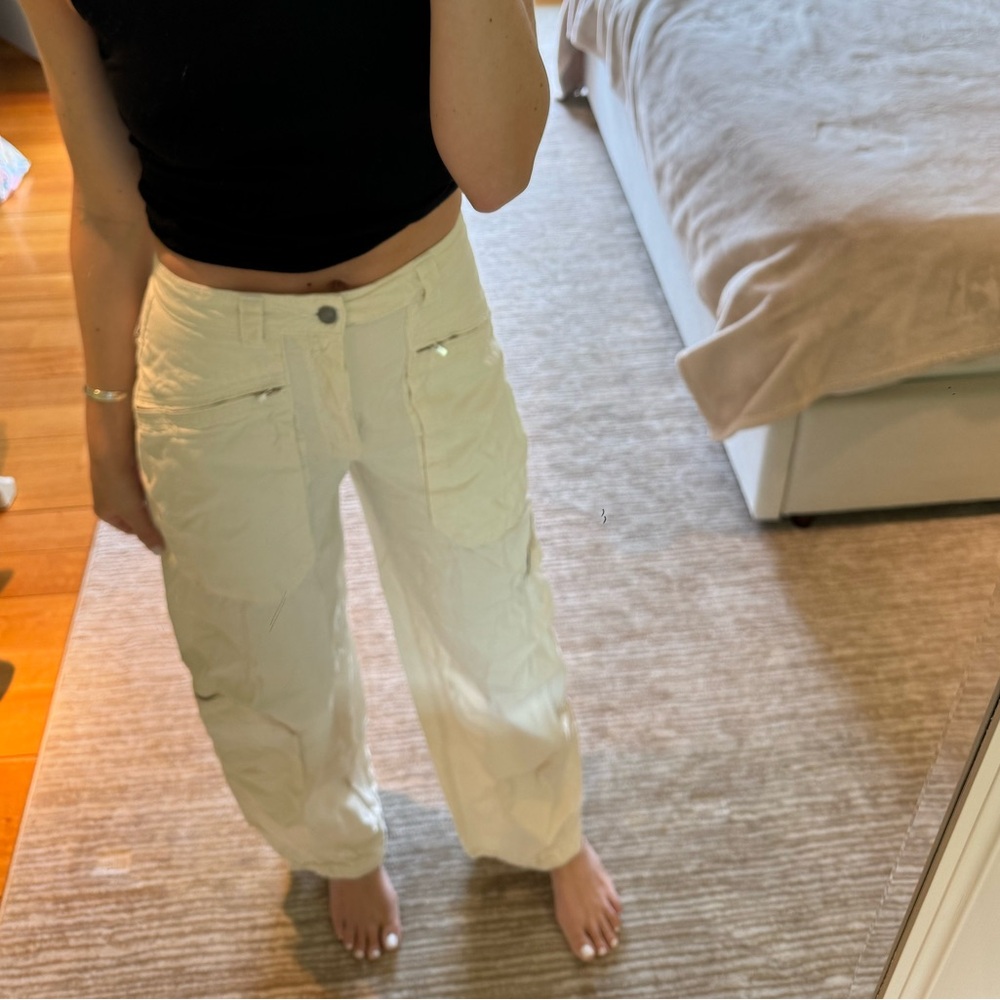 Zara Cream Cargo Pants
